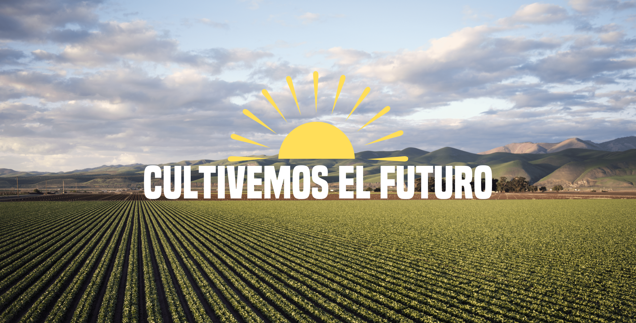 Banner 'Cultivemos el futuro'